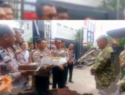 Kapolsek Medan Baru Kunjungi Koramil 05, Perkuat Sinergitas TNI-Polri di HUT ke-81 TNI