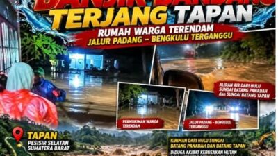 Tokoh Masyarakat,Yaparudin MJ Soroti Banjir Bandang Tapan, Kondisi Hulu Batang Panadah dan Batang Tapan Perlu Dievaluasi
