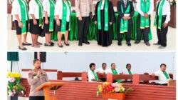 Minggu Kasih di Gereja Paulus Saoka, Wakapolresta Sorong Kota Tekankan Pentingnya Sinergi Jaga Kamtibmas