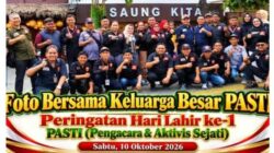 HUT 1,PASTI ingin Jadi Bagian dari Masyarakat yang Hadir ketika Rakyat  Butuhkan Pembelaan, Bersuara ketika Kebenaran  Butuhkan Suara, dan Bergerak Bersama