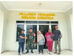 Babinsa Koramil 13/PST Temukan Seorang Nenek Kesasar Akhirnya Kumpul Kembali Bersama Keluarga