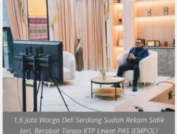 1,6 Juta Warga Deli Serdang Sudah Rekam Sidik Jari, Berobat Tanpa KTP Lewat PAS JEMPOL!