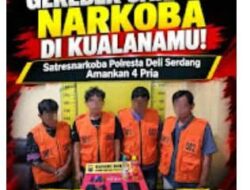 GSN Polresta Deli Serdang Sasar Kualanamu, 4 Pria Positif Narkoba Diamankan, Sosok Amok Diburu Polisi