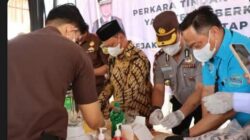 Pemusnahan Barang Bukti Tindak Pidana Umum, Seluruh Forpimda Tojo Una-Una Turut Hadir