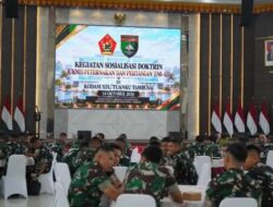 Sosialisasi Juknis TNI AD, Kodam XIX/Tuanku Tambusai Siapkan Yonif TP Dukung Ketahanan Pangan Nasional