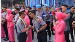 Upacara Serah Terima Pataka Polda Lampung serta Farewell and Welcome Parade