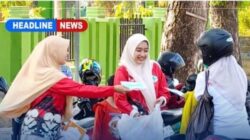 Waspada ISPA! Puskesmas Unaaha Bagikan Ratusan Masker di Jalan Raya