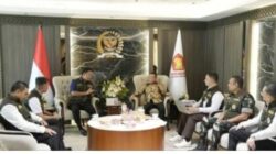 Wakil Ketua DPR Sufmi Dasco Ahmad Terima Aspirasi dari 1,2 juta personel Satuan Pelindungan Masyarakat (Satlinmas) yang disampaikan oleh Dewan Pengurus Pusat (DPP) Asosiasi Satuan Pelindungan Masyarakat