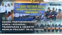 Kodaeral I  Gelar Sidang Panitia Penentuan Akhir Daerah Seleksi Penerimaan Calon Bintara Prajurit Karier  Pria dan Calon Tamtama Prajurit Karier TNI Angkatan Laut Gelombang III Tahun Anggaran 2026