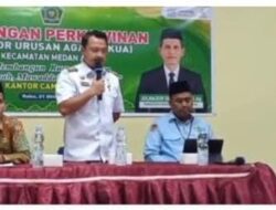 KUA  Medan Area  Gelar Bimbingan Perkawinan Bagi Pengantin Baru, Tekankan Keluarga Harmonis dan Pencegahan Stunting