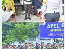 Fokus Tingkatkan Keselamatan Berlalu Lintas, Polres Inhu Gelar Apel Pasukan Operasi Patuh Lancang Kuning 2026