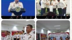 Rutan Labuhan Deli Ikuti Pelantikan Pimti dan Kick Off Hari Bakti Kemenimipas