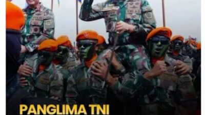 Panglima TNI Di Angkat Sebagai Warga Kehormatan Korpasgat